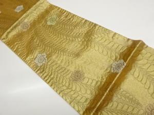 ふくれ織辻ヶ花模様織出し袋帯